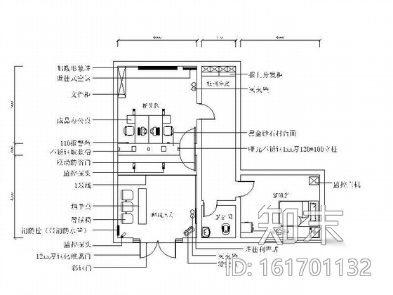 邮政储蓄营业厅装饰工程图cad施工图下载【ID:161701132】