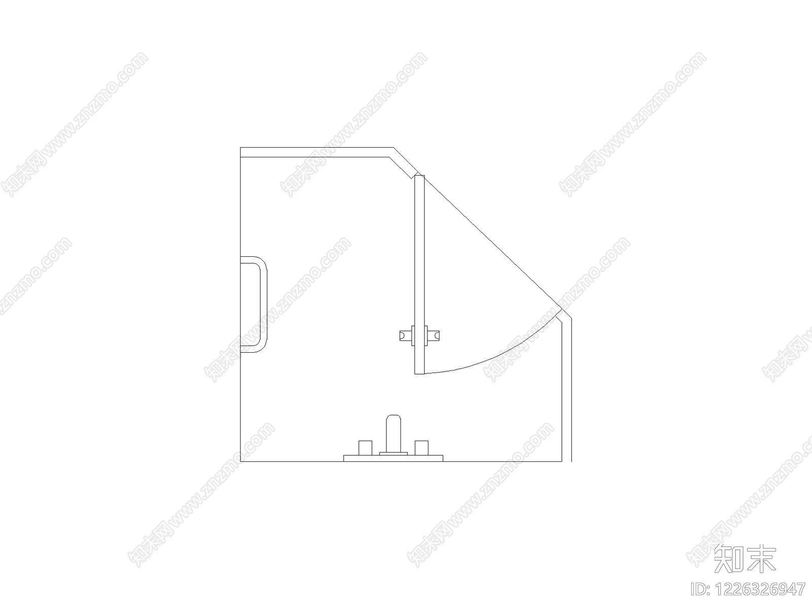 门cad施工图下载【ID:1226326947】