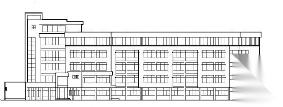 某五层电脑教学楼建筑方案图cad施工图下载【ID:151575152】