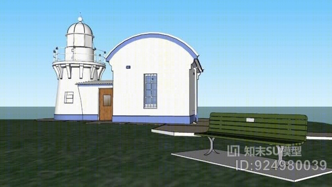 麦夸里港灯塔SU模型下载【ID:924980039】