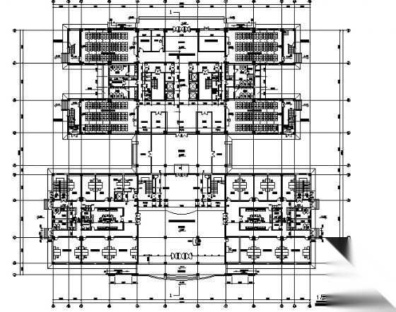 中国药大研究生实验楼建筑方案图cad施工图下载【ID:151576155】