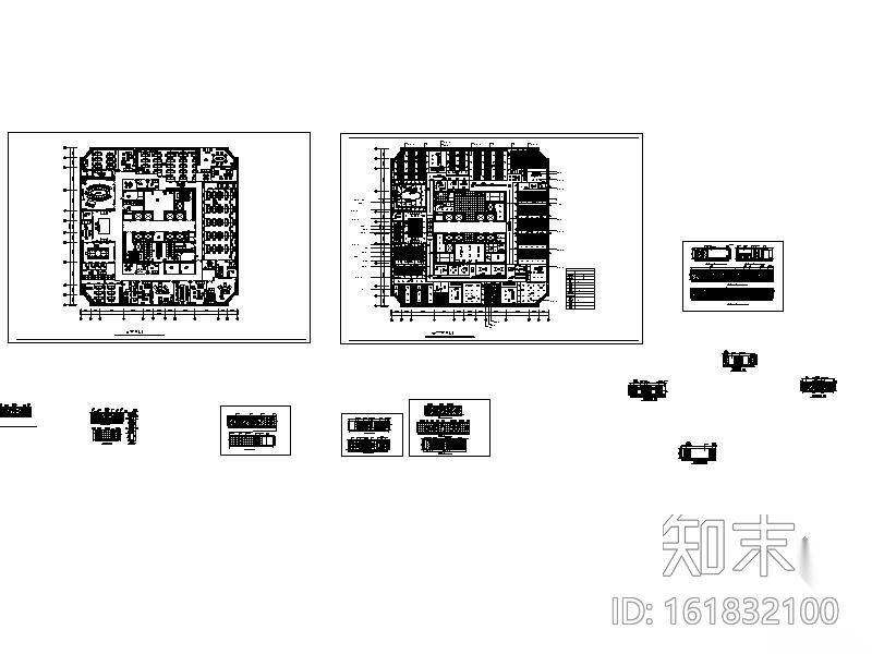 某基金管理有限公司办公空间装修图(含实景)施工图下载【ID:161832100】