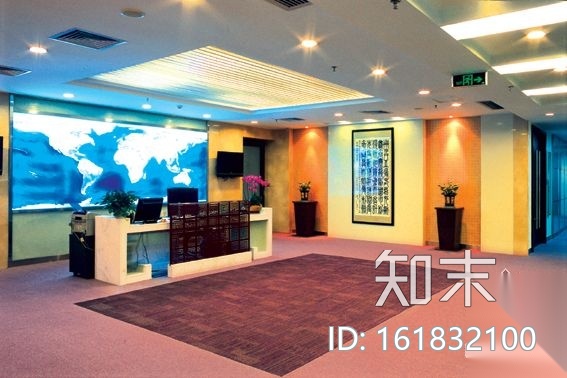 某基金管理有限公司办公空间装修图(含实景)施工图下载【ID:161832100】