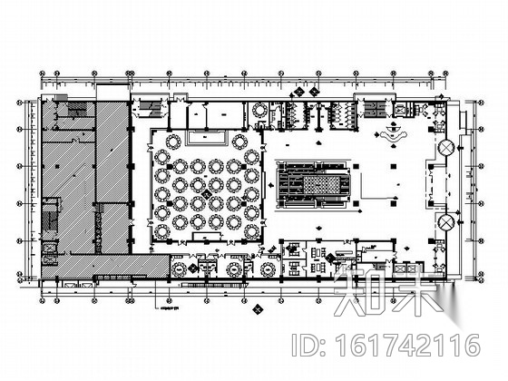 [天津]特色豪华五星级婚宴酒店CAD施工图（含效果方案...施工图下载【ID:161742116】