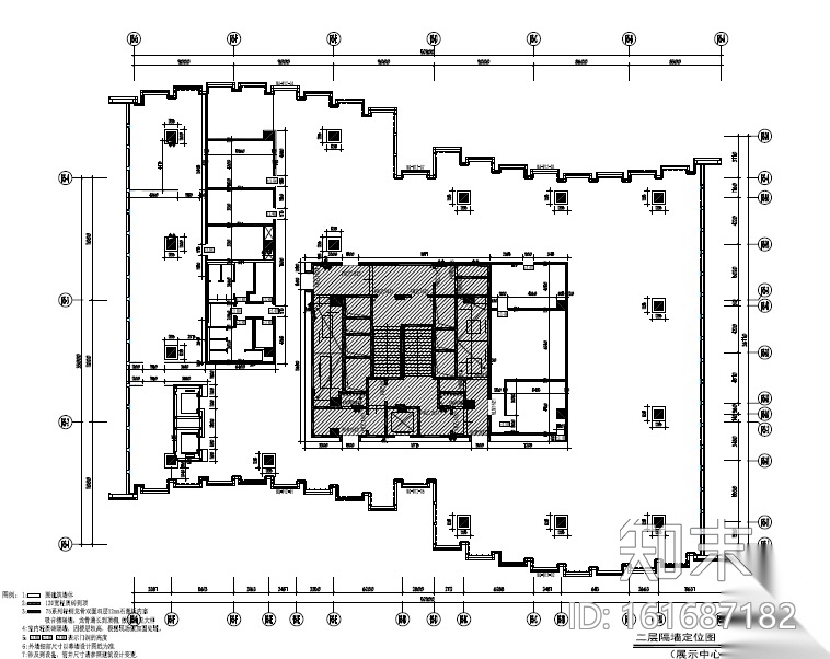 大涌华润城新展示中心室内设计施工图（附效果图+软装方...cad施工图下载【ID:161687182】