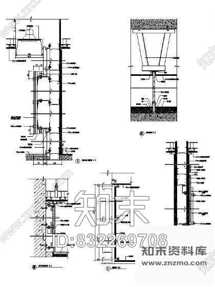 图块/节点酒楼装饰节点详图cad施工图下载【ID:832269708】