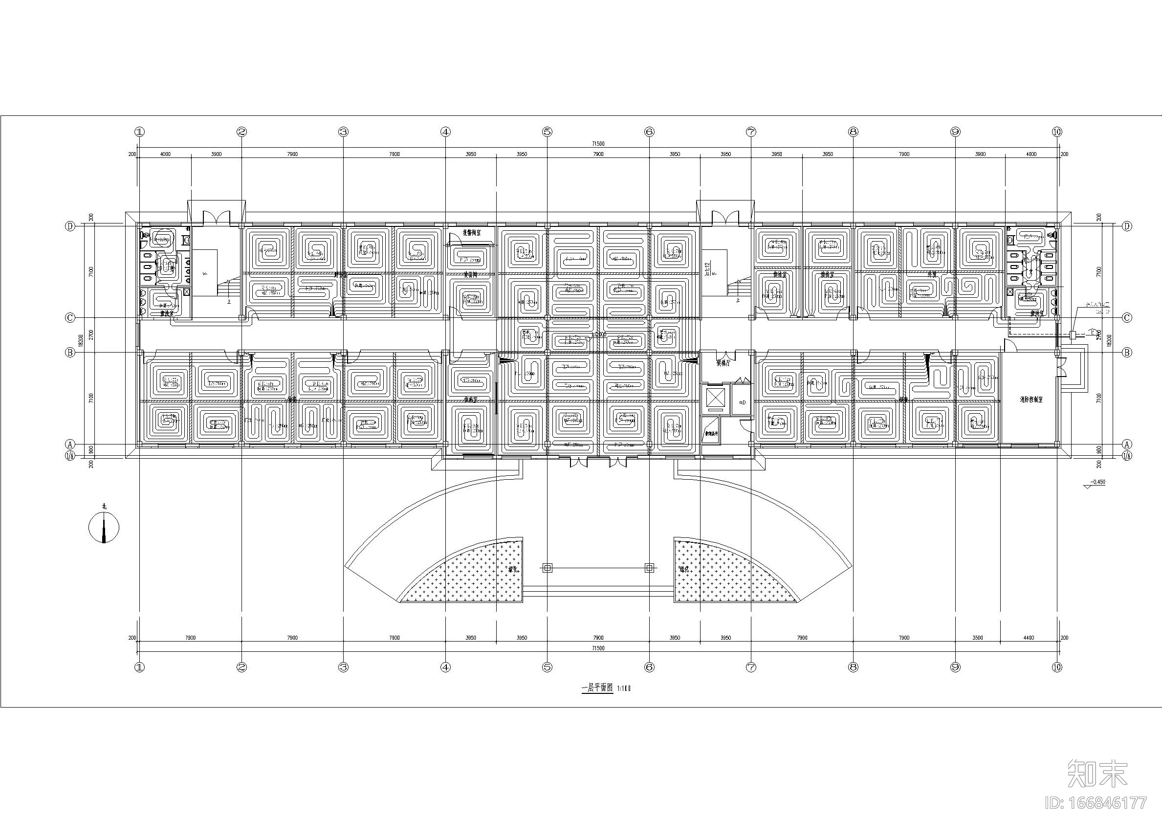 多层办公楼采暖空调系统设计2019cad施工图下载【ID:166846177】