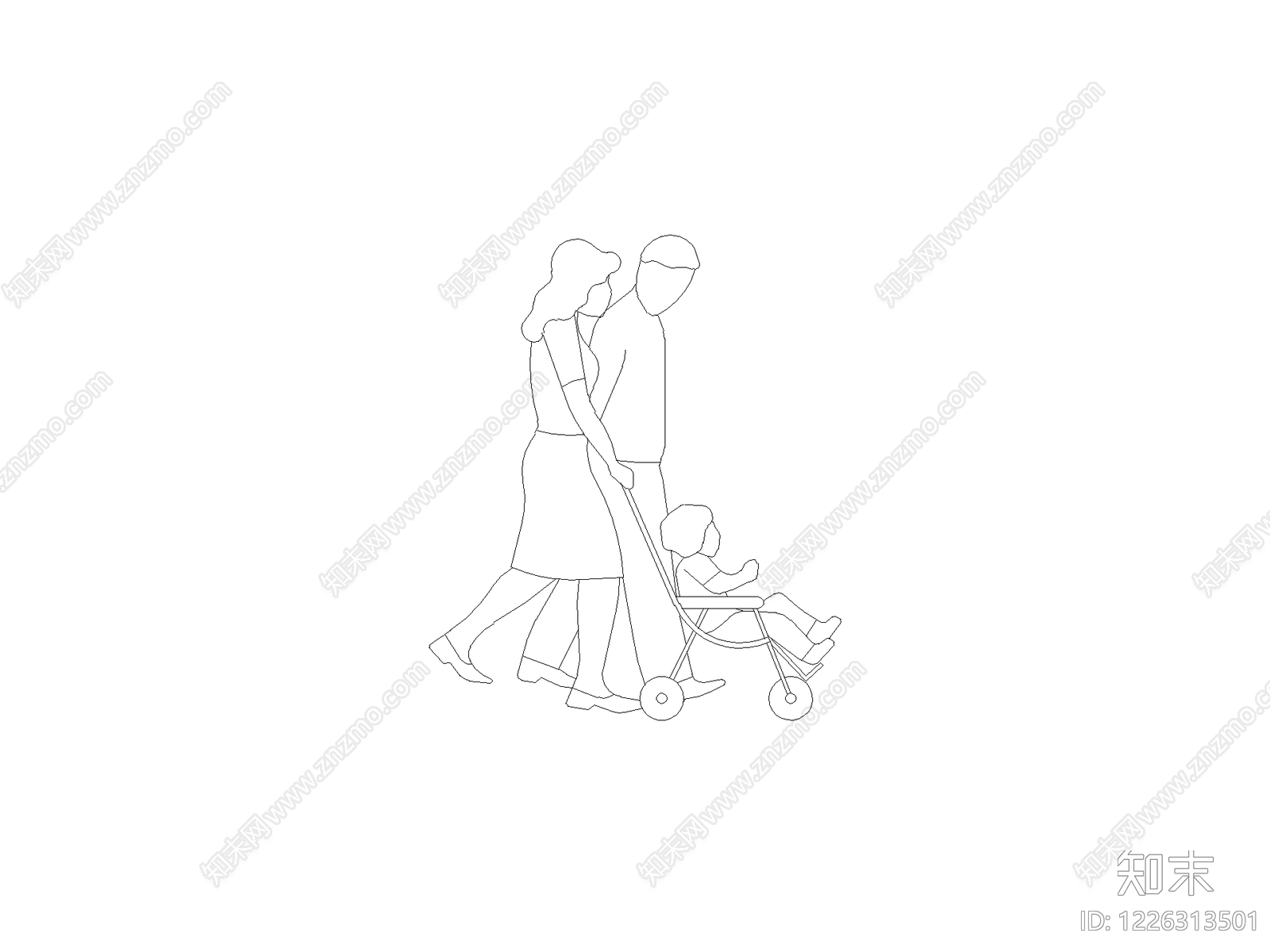 人物CAD图纸
