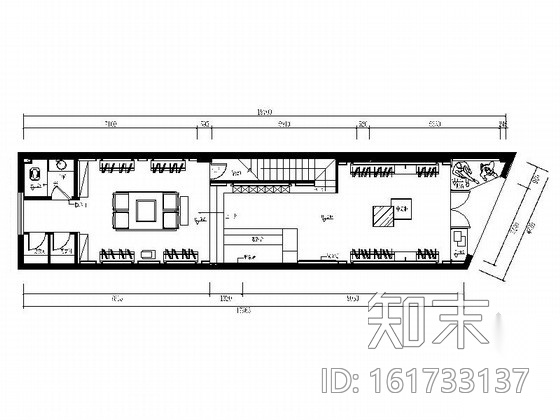 某连锁现代时尚服装店装修施工图（含效果）cad施工图下载【ID:161733128】