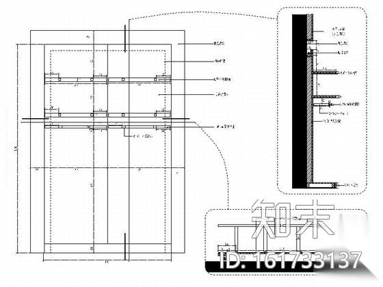 某连锁现代时尚服装店装修施工图（含效果）cad施工图下载【ID:161733128】