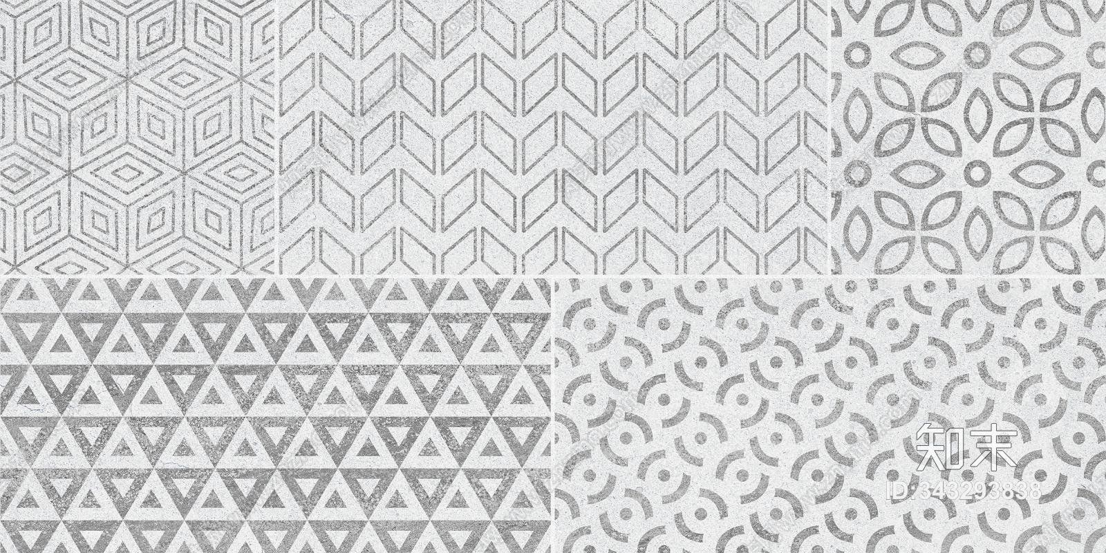 高清大理石灰色花片贴图下载【ID:343293838】