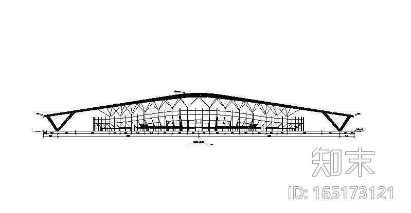 体育场升级改造钢结构施工图2016cad施工图下载【ID:165173121】