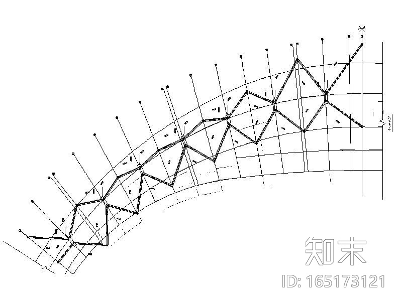 体育场升级改造钢结构施工图2016cad施工图下载【ID:165173121】