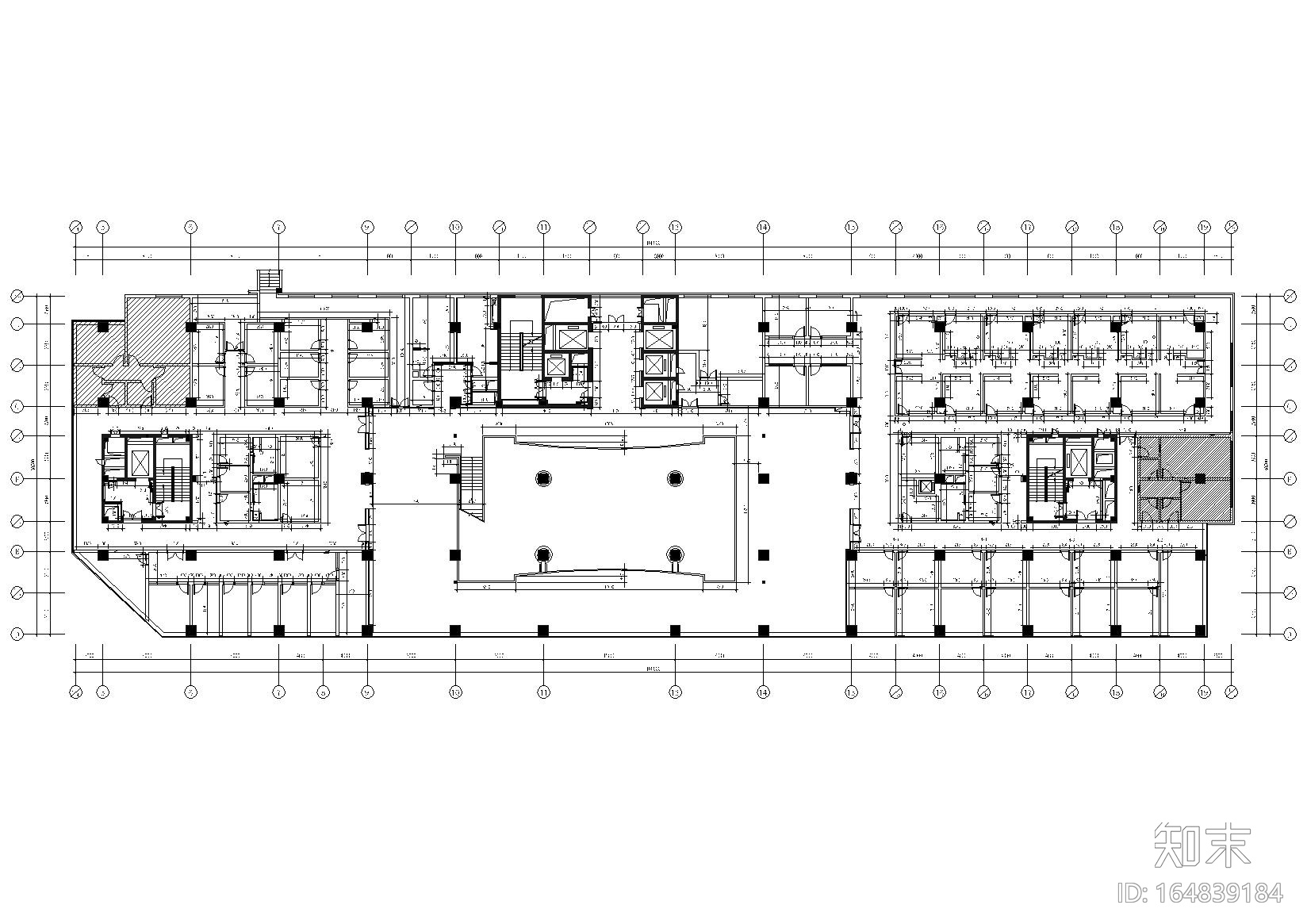 [浙江]杭州爱德医院主副楼室内装饰施工图cad施工图下载【ID:164839184】