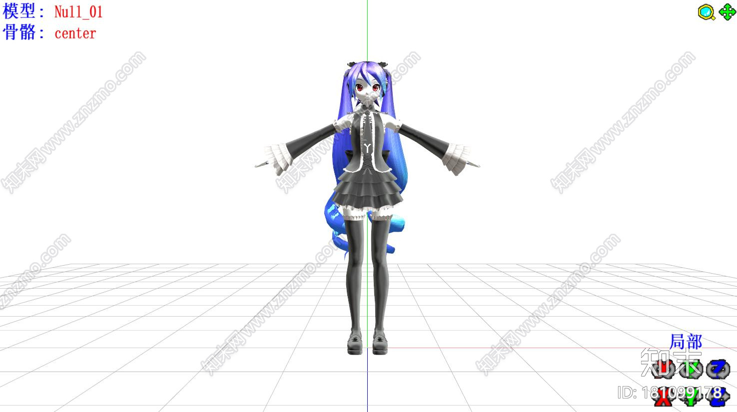 初音未来Miku暴走mmd模型下载【ID:181099178】