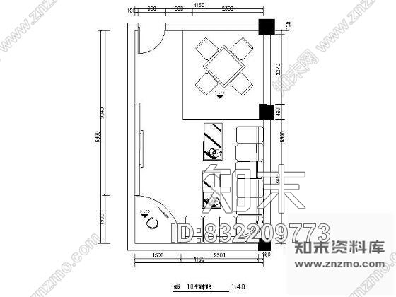 图块/节点28㎡商务包房立面图cad施工图下载【ID:832209773】