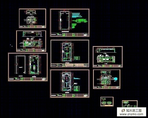 COCO服饰专卖店施工图施工图下载【ID:76941303】