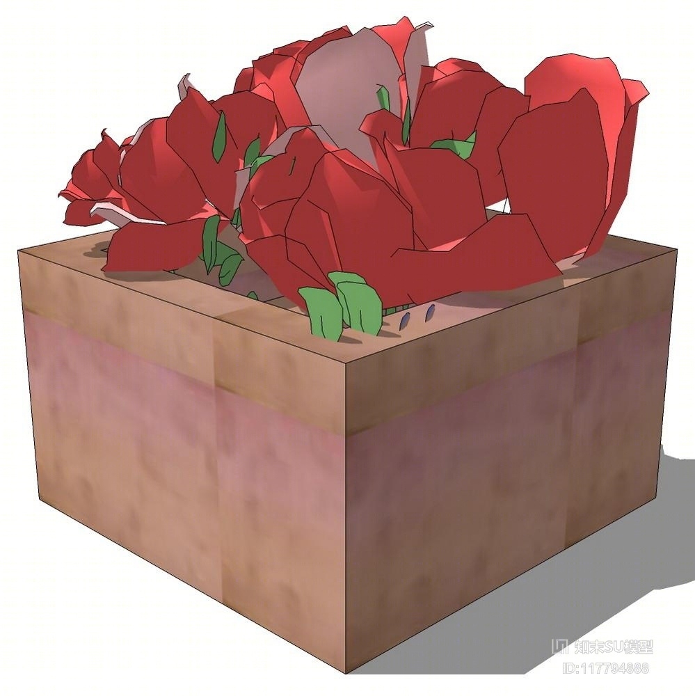 精品免费盆栽SU模型下载【ID:117794888】