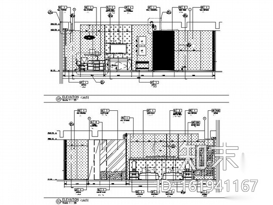 [深圳]超豪华五星级酒店客房装修施工图（含实景）cad施工图下载【ID:161941167】