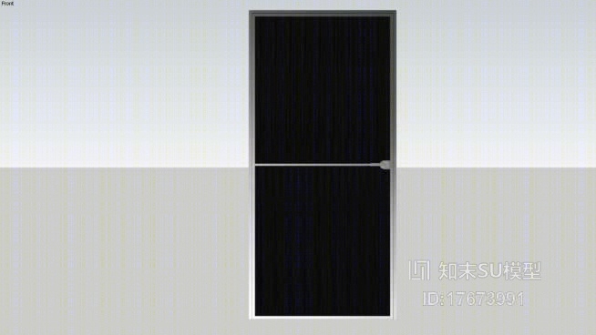 单开门SU模型下载【ID:17673991】