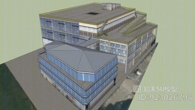建筑学院南特SU模型下载【ID:923026798】