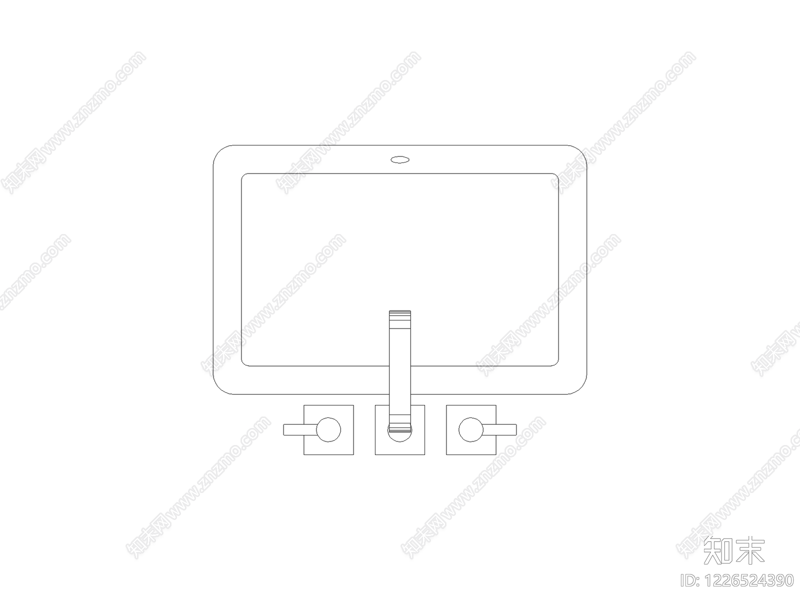 卫浴设施cad施工图下载【ID:1226524390】