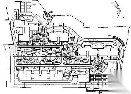 湖南住宅小区全套景观施工图施工图下载【ID:161115155】