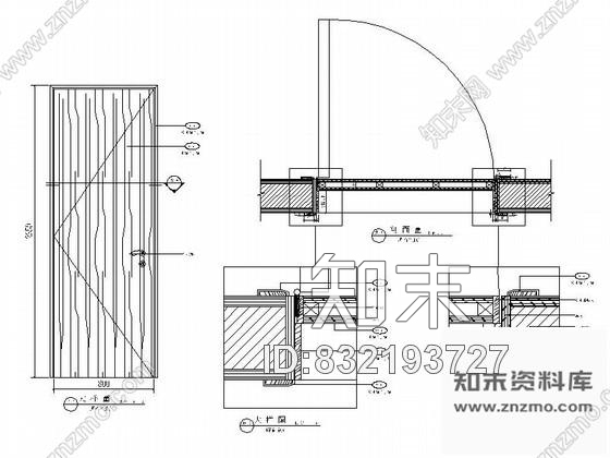 图块/节点广东时尚样板房门详图cad施工图下载【ID:832193727】
