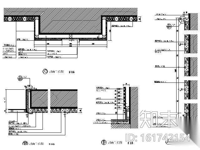 [北京]某写字楼多功能厅施工图（含效果）cad施工图下载【ID:161742154】