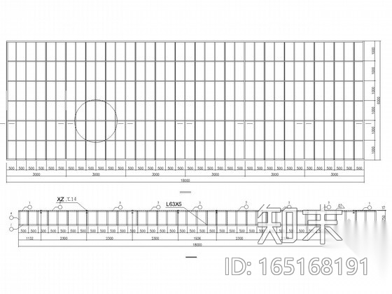 24米高三面体广告牌结构施工图cad施工图下载【ID:165168191】