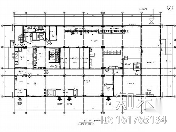 [上海]某办公厂房室内装修图施工图下载【ID:161765134】
