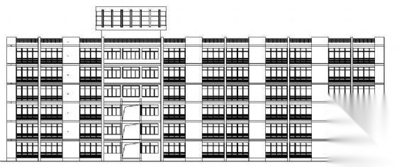 某市六层病房楼建筑方案设计cad施工图下载【ID:151593149】