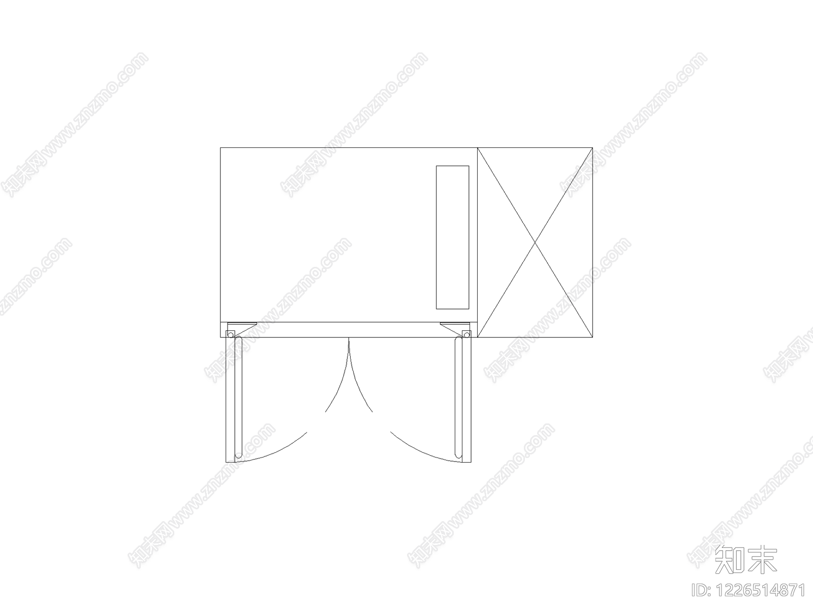 现代柜子CAD图纸