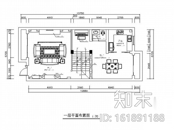 精品美式乡村三层别墅室内装修设计图(含效果）施工图下载【ID:161891188】