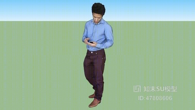 男人SU模型下载【ID:117932662】