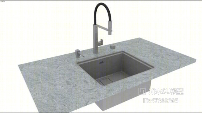 水槽SU模型下载【ID:717918752】