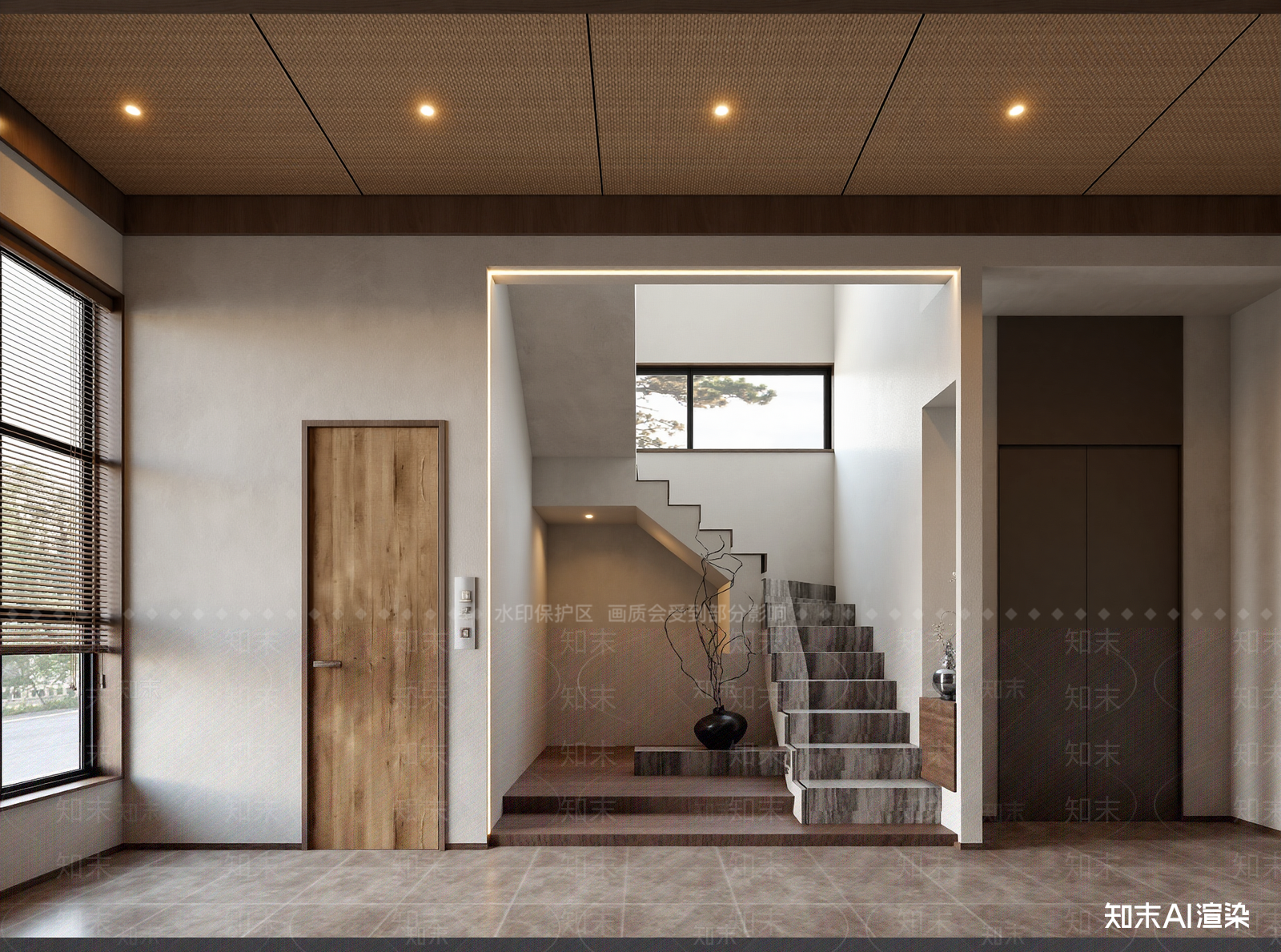 侘寂玄关3D模型下载【ID:1215006241】