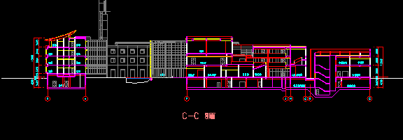 华东设计院——多层框剪结构办公楼建筑施工图cad施工图下载【ID:149939142】