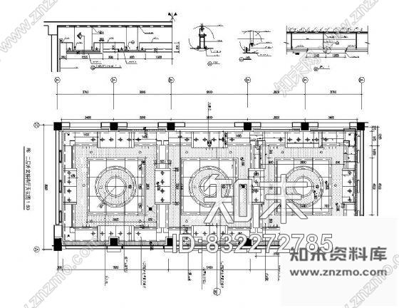 图块/节点外宾接待室吊顶详图cad施工图下载【ID:832272785】