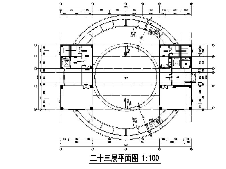 [河南]知名金融中心综合办公大楼外立面改造建筑施工图施工图下载【ID:165620197】