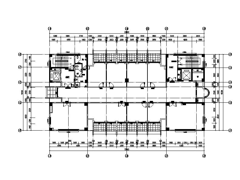 [河南]知名金融中心综合办公大楼外立面改造建筑施工图施工图下载【ID:165620197】