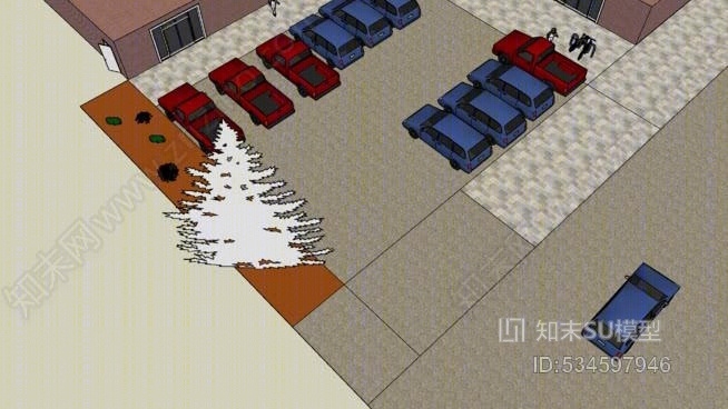 市场广场-北Douglasopolis和北Douglasopolis巴士交汇处SU模型下载【ID:534597946】