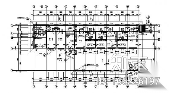 某三层食堂招待所建筑结构施工图cad施工图下载【ID:166226197】