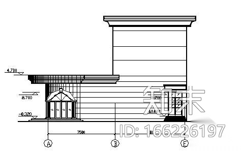 某三层食堂招待所建筑结构施工图cad施工图下载【ID:166226197】