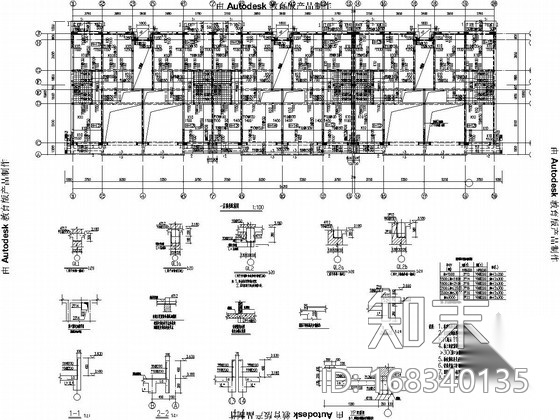 [农村住宅]四层砌体结构施工图（碎石挤密桩）施工图下载【ID:168340135】