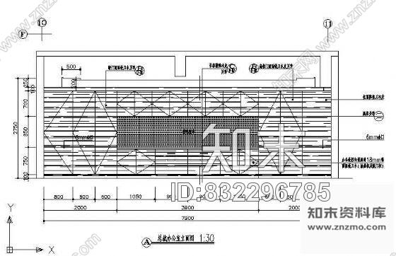 图块/节点办公室cad施工图下载【ID:832296785】