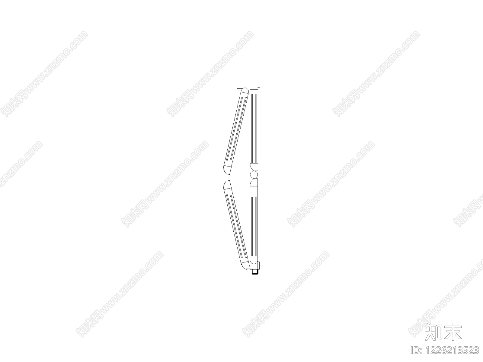 五金管件cad施工图下载【ID:1226213523】