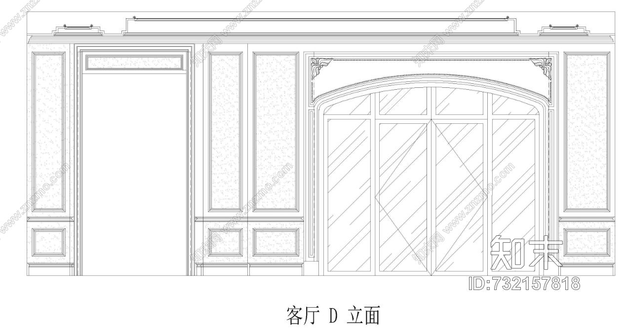 别墅施工图一施工图下载【ID:732157818】