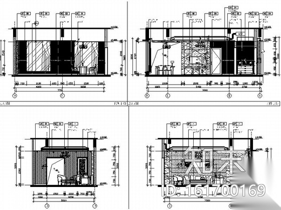 [江苏]省级重点交通技工学院高档典雅酒店装修施工图（...cad施工图下载【ID:161700169】