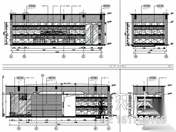 [江苏]省级重点交通技工学院高档典雅酒店装修施工图（...cad施工图下载【ID:161700169】